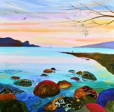 Print of Realism Seascape Paintings by Silvia Pavlova