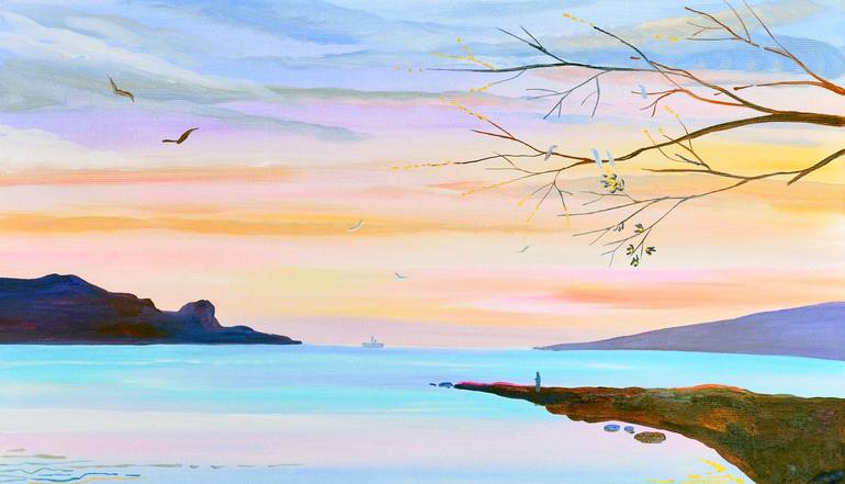 Original Seascape Painting by Silvia Pavlova