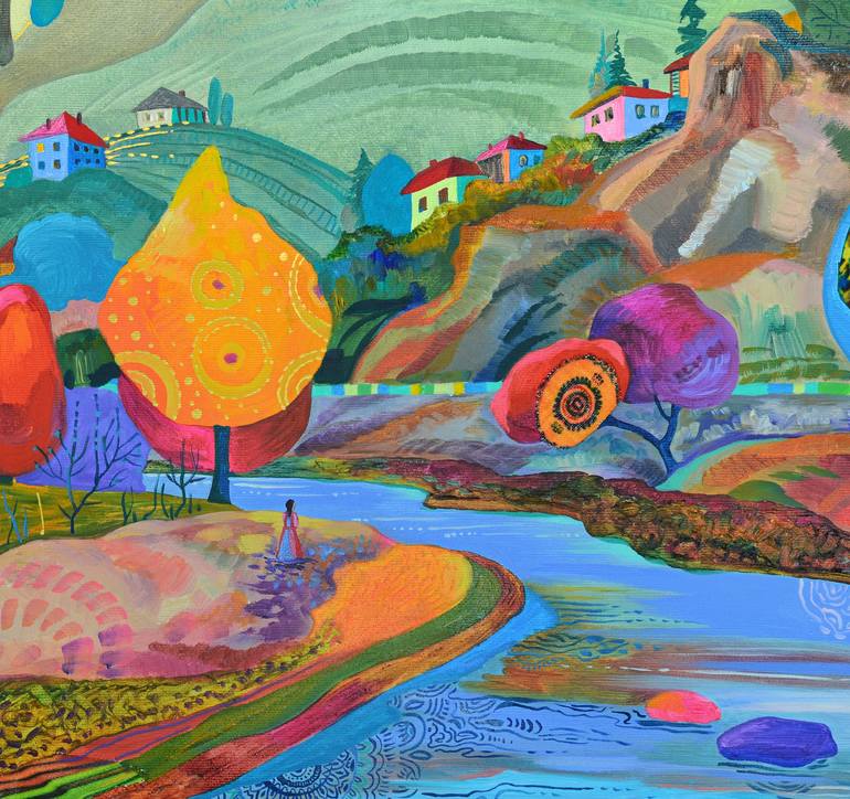 Original Landscape Painting by Silvia Pavlova