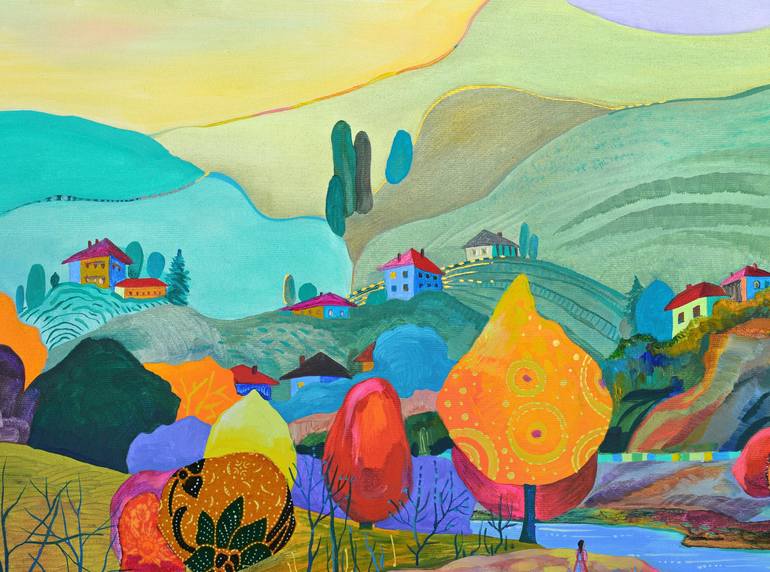 Original Landscape Painting by Silvia Pavlova