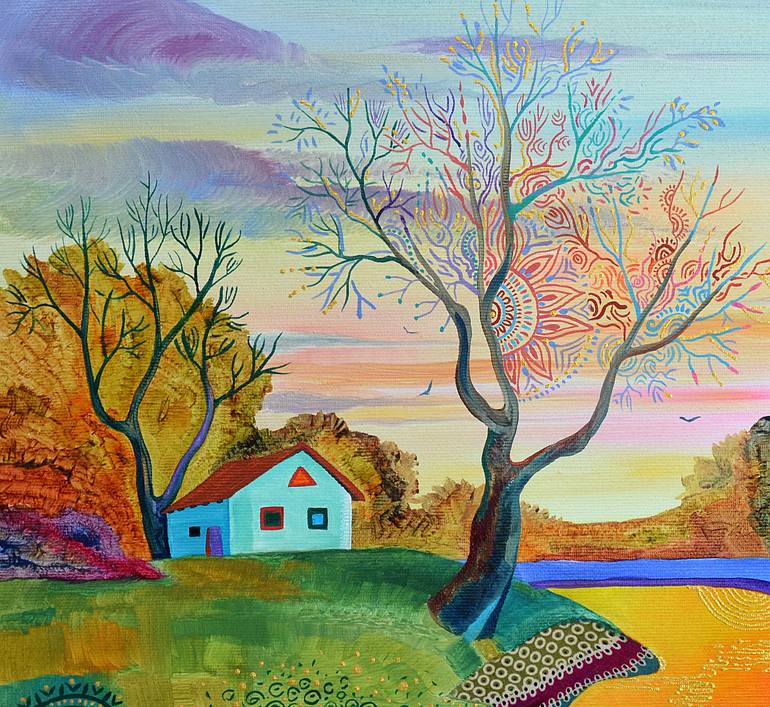 Original Landscape Painting by Silvia Pavlova