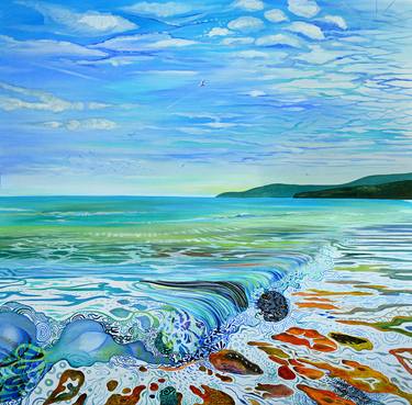 Print of Seascape Paintings by Silvia Pavlova
