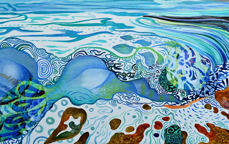 Original Seascape Painting by Silvia Pavlova