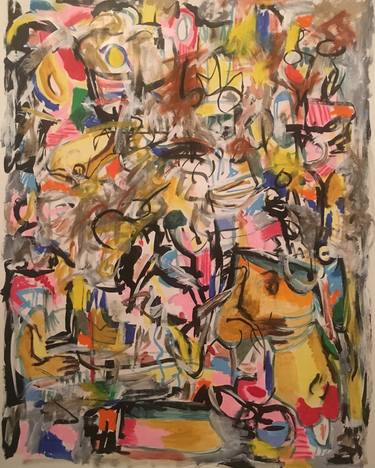 Original Abstract Expressionism Abstract Paintings by Jim DeRoth