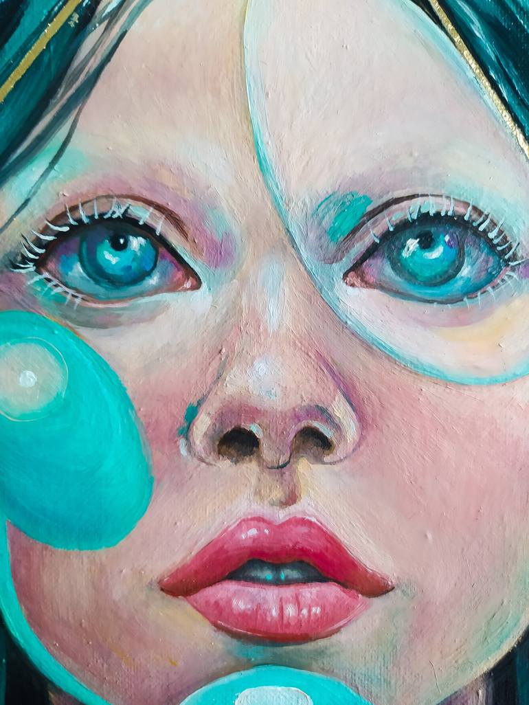 Original Figurative People Painting by Jelena Petkovic