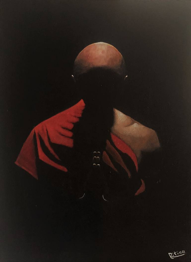 The Monk Painting by Ritina Ansurkar | Saatchi Art
