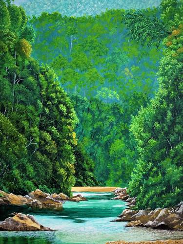 Original Fine Art Landscape Paintings by Ritina Ansurkar