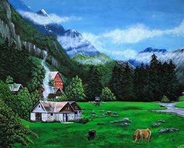 Original Photorealism Landscape Paintings by Ritina Ansurkar