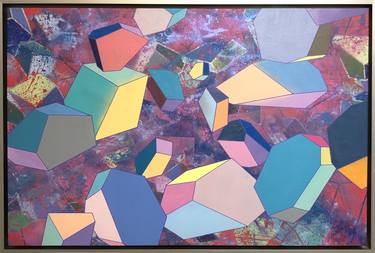 Print of Geometric Paintings by Ernesto Ibanez