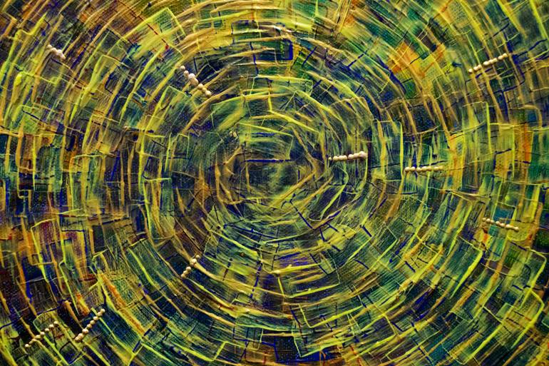Original Art Deco Abstract Painting by Chaeyoung Noh