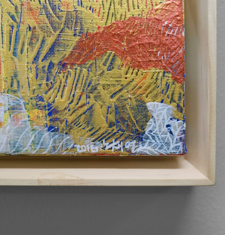 Original Art Deco Abstract Painting by Chaeyoung Noh