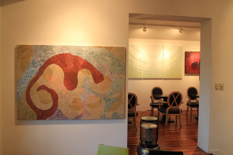 Original Art Deco Abstract Painting by Chaeyoung Noh