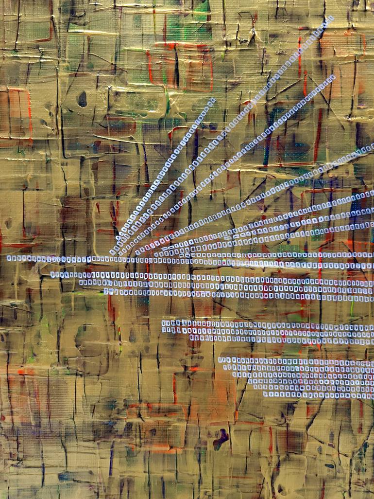 Original Art Deco Abstract Painting by Chaeyoung Noh