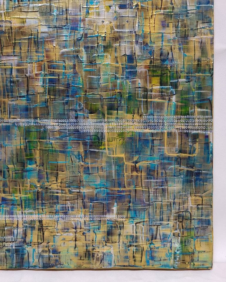 Original Art Deco Abstract Painting by Chaeyoung Noh