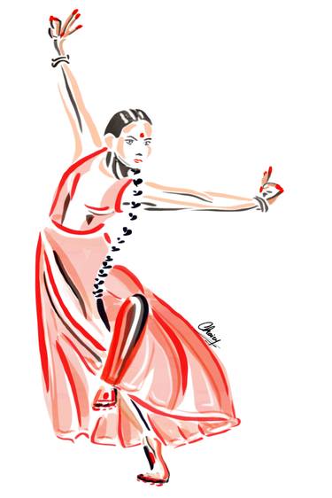 Indian Contemporary Dancer - Mudra 6 Kathak dance thumb