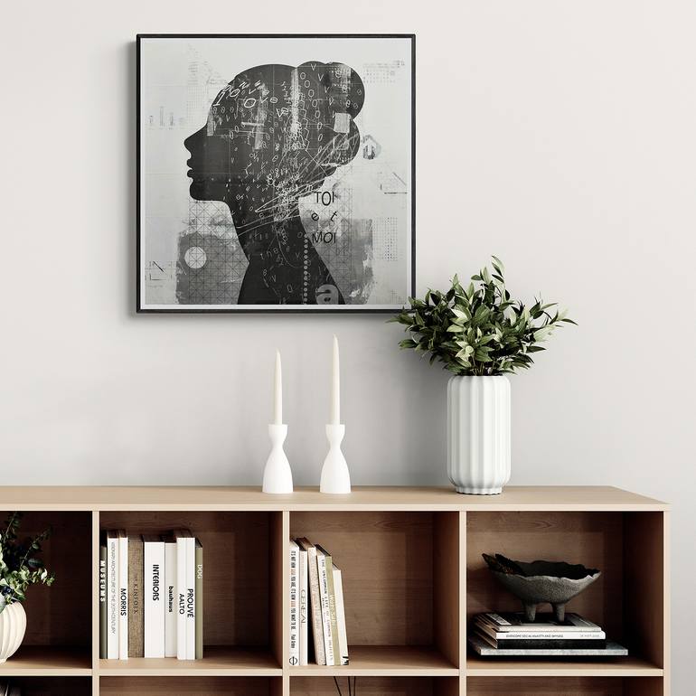 Original Abstract Love Collage by Manel Villalonga