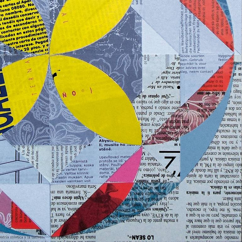 Original Illustration Geometric Collage by Manel Villalonga