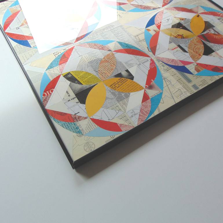 Original Illustration Geometric Collage by Manel Villalonga