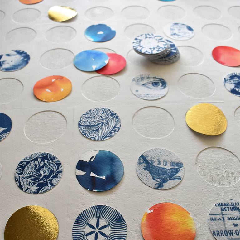 Original Figurative Patterns Collage by Manel Villalonga