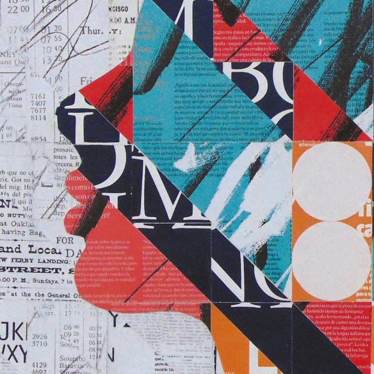 Original Figurative Fashion Collage by Manel Villalonga