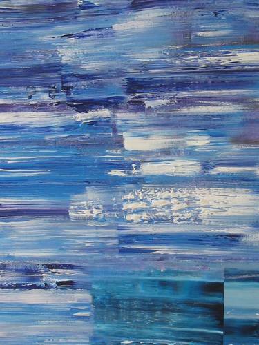 Print of Abstract Expressionism Seascape Paintings by Lina JILANI