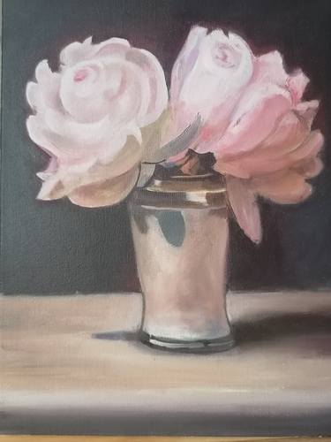 Original Fine Art Floral Paintings by sabrina bonetta