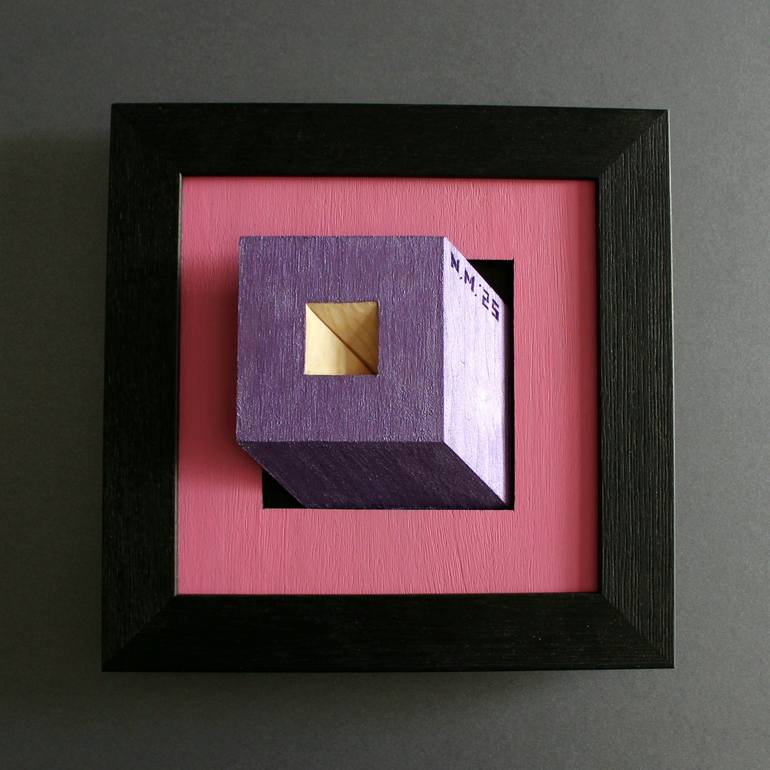 Original Geometric Abstract Sculpture by Nikolay Martinov