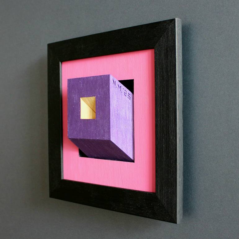 Original Geometric Abstract Sculpture by Nikolay Martinov