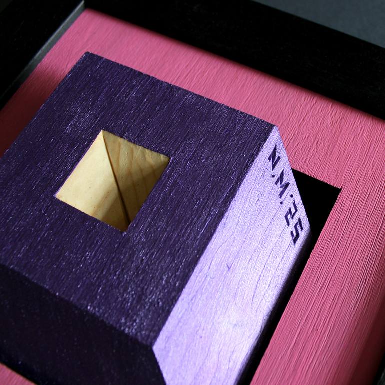 Original Geometric Abstract Sculpture by Nikolay Martinov