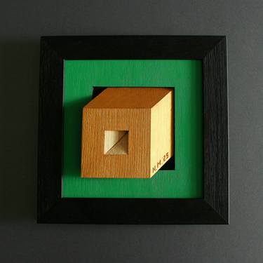 Original Pop Art Geometric Sculpture by Nikolay Martinov