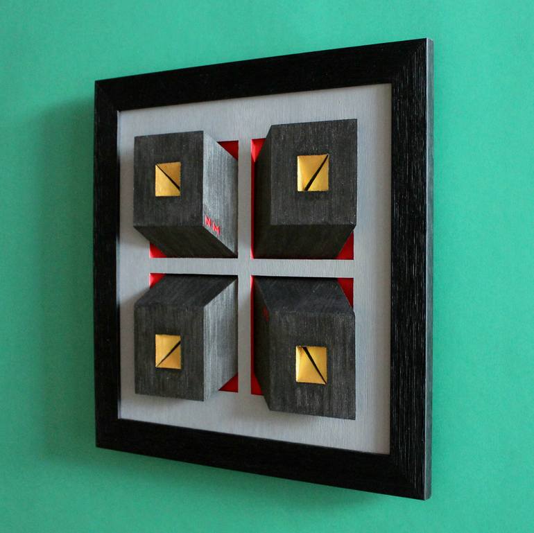 Original Modernism Abstract Sculpture by Nikolay Martinov