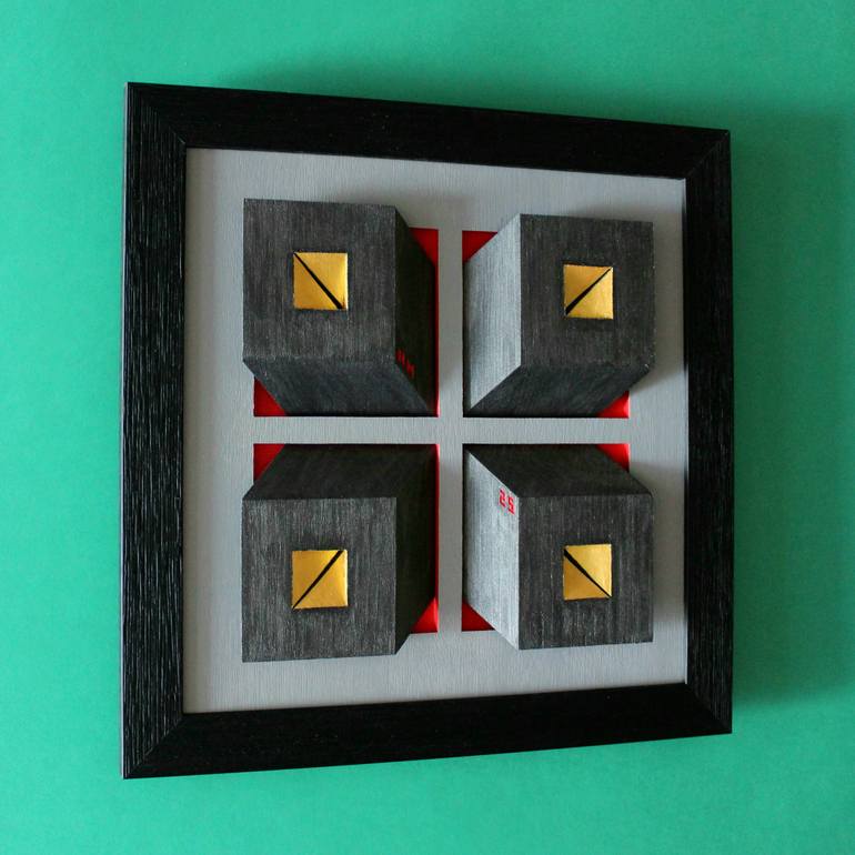 Original Modernism Abstract Sculpture by Nikolay Martinov