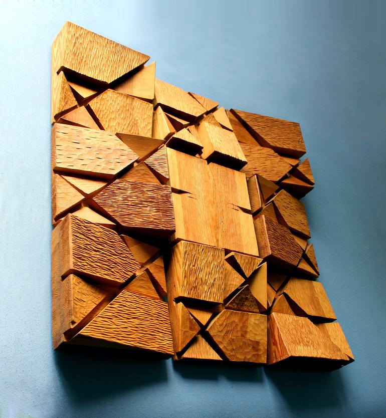 Original Abstract Wall Sculpture by Nikolay Martinov