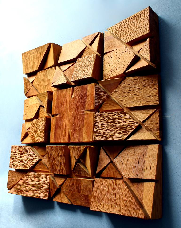 Original Abstract Wall Sculpture by Nikolay Martinov