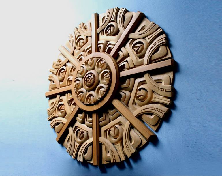 Original Art Deco Wall Sculpture by Nikolay Martinov