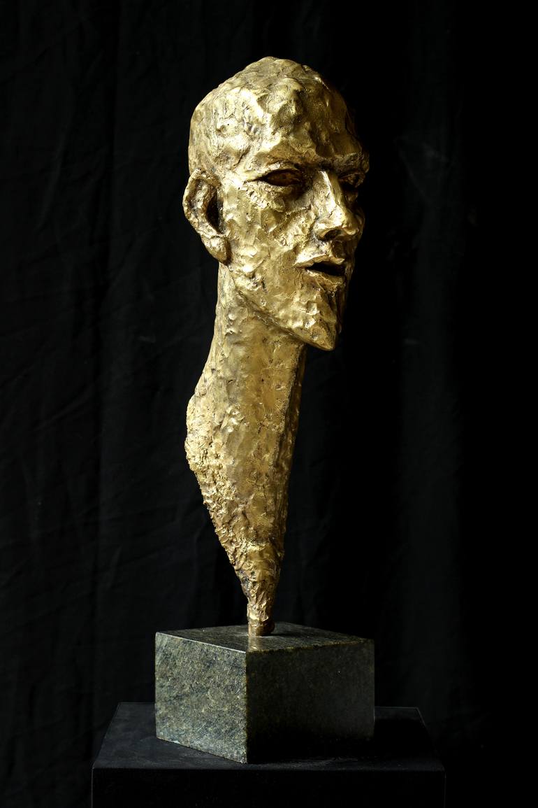Original Dada Men Sculpture by Nikolay Martinov