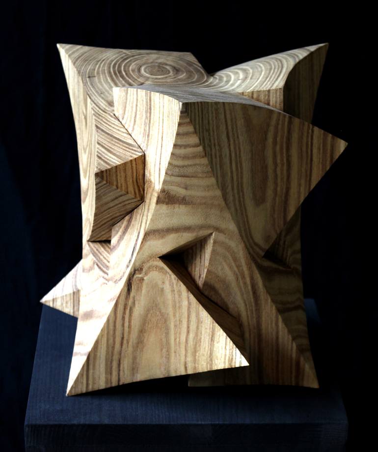 Original Abstract Geometric Sculpture by Nikolay Martinov