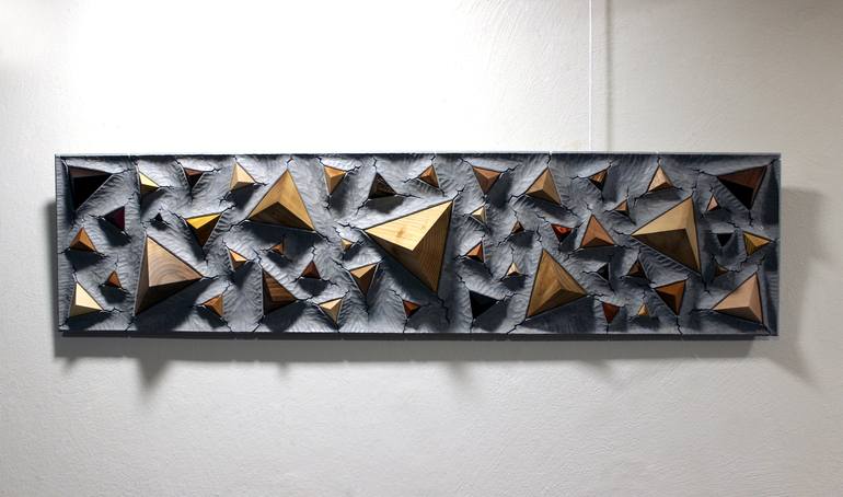 Original Abstract Wall Sculpture by Nikolay Martinov