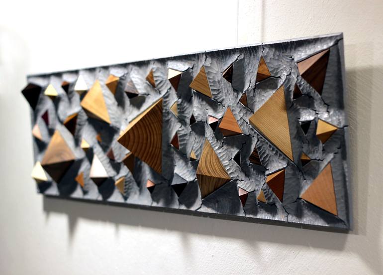 Original Abstract Wall Sculpture by Nikolay Martinov