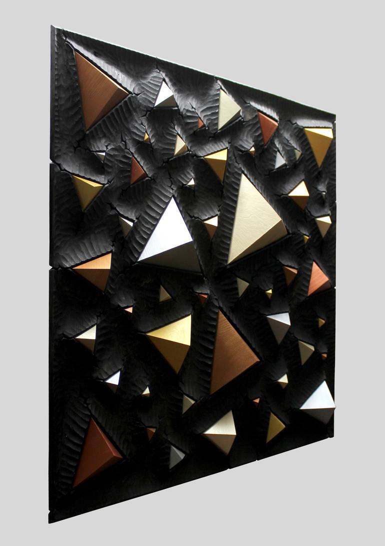 Original Abstract Wall Sculpture by Nikolay Martinov