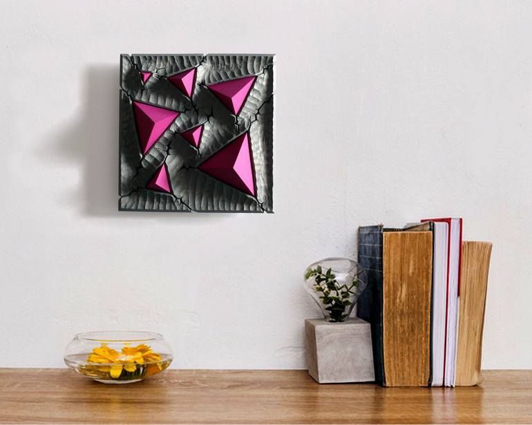 Original Abstract Wall Sculpture by Nikolay Martinov