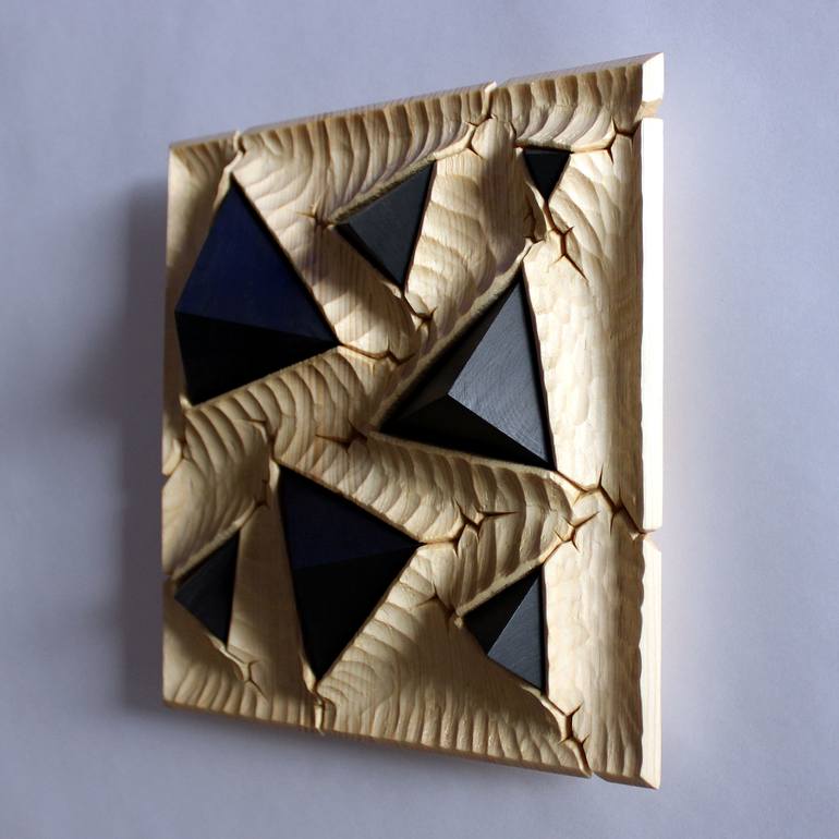 Original Abstract Wall Sculpture by Nikolay Martinov