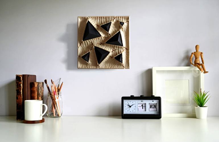 Original Abstract Wall Sculpture by Nikolay Martinov