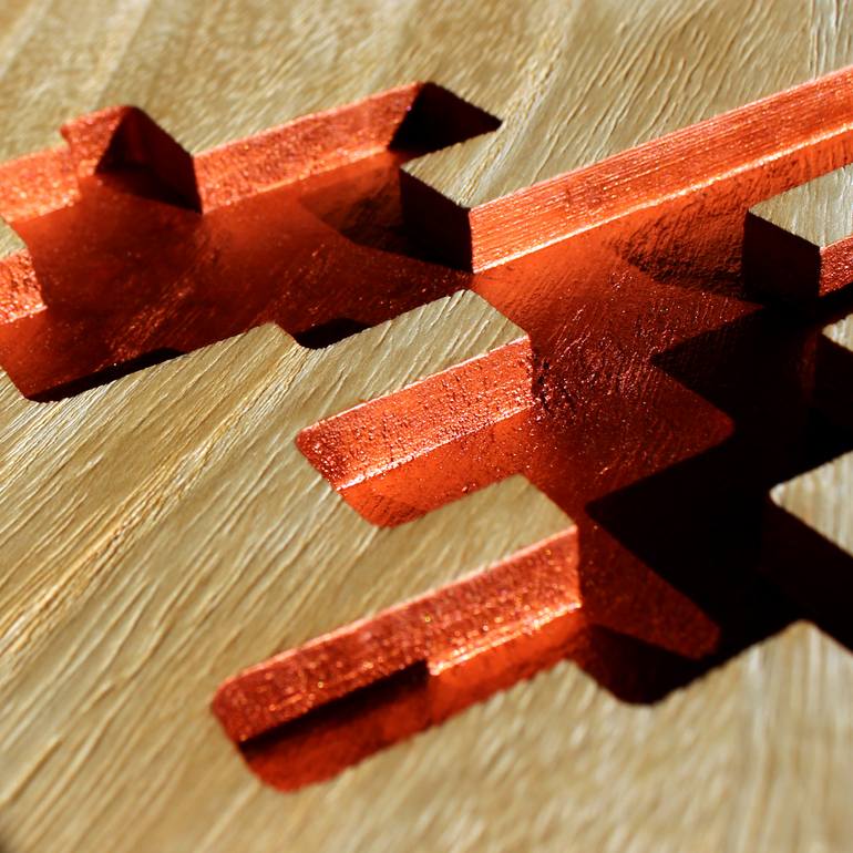 Original Minimalism Wall Sculpture by Nikolay Martinov