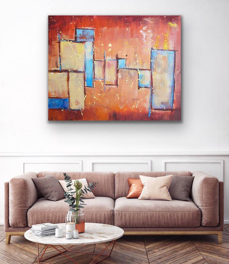 Original Abstract Expressionism Abstract Painting by Julia Good