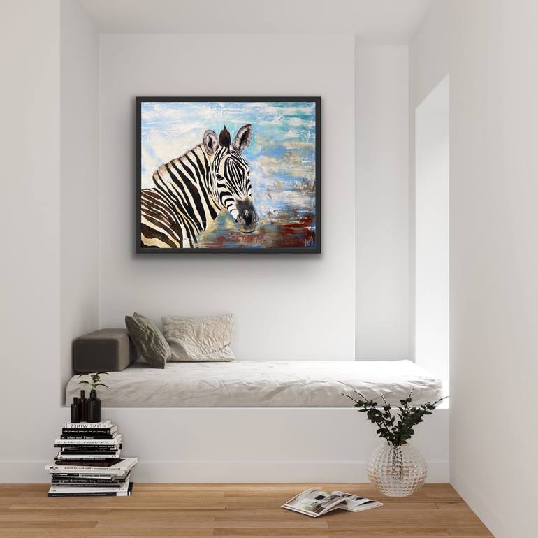 Original Abstract Animal Painting by Julia Good