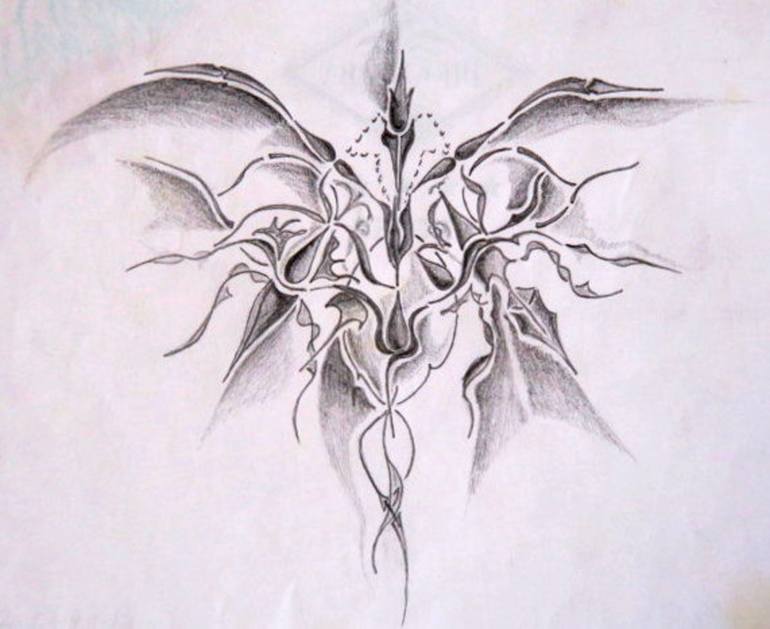 Dragon Drawing By Lenka Lesay Saatchi Art