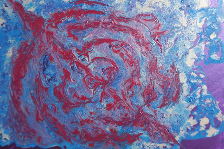 Original Abstract Painting by Lenka Lesay