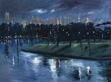 Print of Fine Art Cities Paintings by Meredith Howse