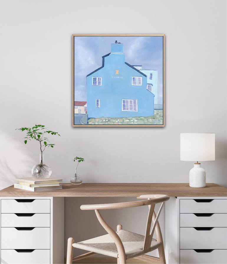 Original Architecture Painting by Meredith Howse